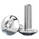 Tianzhuo Hardware 304 stainless steel large umbrella head hexagonal screws large flat head screws mushroom head round head bolts M3M4M5M6M8 M5*8- 50 pieces