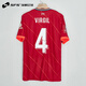 Nike (Nike) SFS 21-22 Liverpool Home Jersey Player Edition Salah Van Dijk Traje de fútbol DB2533-688 Light Cricket Jersey S