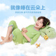 
Zuoxi children's pajamas boys summer clothing 2025 new summer boys home clothing set air conditioning suit light yellow 160