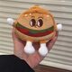 Meipai Migne Cartoon Hamburger Coin Portefeuille Sac de rangement polyvalent pendentif pendentif japonais Keychain de haute valeur SN1694SN58 Super mignon portefeuille de monnaie Hamburger 2 [Meilleur ami Profice]