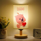 Chuangjingyi wählt Loopy Night Light-Paar Rubin Schlafzimmer Bettbeee süße Cartoon kreativer kleiner Schreibtischlampe Geschenklampe Yjr3891 Beaver-Warm Light 3 Watt-Leuchte Light Button Switch_inner Flat Plug