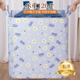 Fantasy quilt storage bag large capacity household waterproof and moisture-proof clothing clothing moving packing quilt bag box artifact small daisy blue 110L50*40*50cm