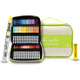 Master (GRASP) straight liquid acrylic soft-head marker pen 60 colors washable and impermeable color high coverage large capacity children's brush watercolor pen for boys and girls birthday school gift high-end cloth bag