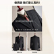 ROMON suit + vest + trousers Modal cotton wool haute blazer business dress jacket men black 2XL