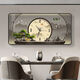 Nacimiento en primavera y cosecha de otoño Calendario perpetuo Pantalla electrónica 2024 Nuevo restaurante Pintura decorativa con reloj Bienvenido Pine Elk Watch Reloj WH-673-F [Calendario perpetuo + temperatura] 120*60 PVC Marco de imagen negra