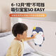 Wanya Bett Zaun Baby Zaun Bett Bett Side Guardrail Child Guardrail Baby Anti-Fall-Leitplanke 3-seitige Installation grauer Pinguin 1,8 m + grauer Gletscher 2,0 m*2 Benötigen Nägel brauchen Nägel
