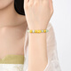 
Chinese gold CHINA GOLD Pixiu gold bracelet foot gold Hetian jade bracelet birthday gift for girls to give their girlfriend wife’s wedding anniversary practical. Foot gold Pixiu Hetian jade bracelet - Jingsuda