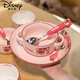 Disney (Disney) Erdbeerbären -Cartoon Keramikgeschirr süßes Kinder Edelstahlgabel Löffel Löffel eine Person Eat Reisschüssel Nudelschüssel Teller Erdbeerbärengabel [Kieselgel + 304 Edelstahl]