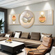 
Chengzi's living room decoration painting modern simple sofa background wall hanging painting Nordic high-end atmospheric feather mural triplet wall painting JD15268 60*40/60*60/60*40 Handmade diamond inlaid painting pvc black edge