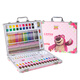 
Disney brush set 160 pieces children's painting gift box set drawing set brush watercolor pen stationery gift box set toys girl birthday gift strawberry bear * hardcover version [150 painting set] No Specifications