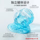 Coloyou Crystal Mud Slime Foaming Glue Elf Decompression Toy Decompression Artifact Handmade Boy Girl Children's Gift Fake Water Slime Transparent Safety Blue