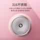 Guangzhou Xinli Thermalbecher Männer und Frauen Pinjiajiapin Thermaltopf Gepürtes Logo großer Kapazitätsgeschäftstee tragbarer Xinli 3527 (weiß) 450 ml Schraubenkappe geradeaus