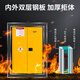 Yuqunhui customized explosion-proof cabinet 15 gallon yellow