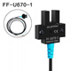 
Shenwu FF-U67 slot type photoelectric switch sensor EE-SX670/1/2/3/4/5/6/7 limit sensor FFU673-CR2 (2-meter wire) PNP high level
