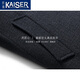 凯撒（KAISER）貂皮大衣男士派克服水貂内胆整貂中长款翻领尼克服中老年皮草外套 灰条色+黑貂+水貂袖 3XL (185) 适合体重155-165斤