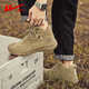 Huili Martin Boots Herren Herbst und Winter Herrenschuhe Britische dicke alleinige Männerstiefel Herren Retro Wanderschuhe Outdoor Wanderschuhe Khaki 1943 40