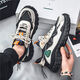 Changxiang Huili men's shoes for spring new thick sole anti-slip sports wear-resistant trend versatile work and work labor protection dad shoes for men black orange 42