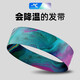Jiaqi Sports Stirnband Anti-Perspirant, Stirnband, Herren Sport Sweat-Absorbing, Sweat-induziert, Kopftuch, Fitness Sports Basketball-Schweißlauf für Frauen, Cool Black
