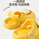 Shepherd boy children's slippers summer boy baby hole shoes soft bottom girl cartoon bath infant home shoes milk dragon green 150