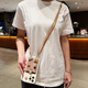 八脚兽斜挎插卡零钱包苹果16手机壳新款iPhone15Promax立体笑脸14Pro挂绳卡包13女款潮牌高级个性外壳 【黑色】咖啡小熊插卡零钱包+斜挎绳 iPhone 15
