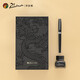 Picasso (Pimio) Private Custom Longteng Fountain Pen Financial Pen Box Boad Box Ink Set Free Laser Lettring T717 0,38 mm Clip Black Gold Black Black 0,38 mm Clip argent noir vif