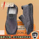 Zapatos de protección de parto para hombres transpirables en la parte superior impermeable impermeable sin deslizamiento Pedal de un pie Pedal de trabajo al aire libre zapatos de trabajo marrón 40 40