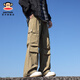Big Mund Monkey (Paul Frank) American Work Hosen für Männer im Herbst lose trendige High Street Sports Casual Hosen Herren neue Straight Hosen 9858H Khaki [offizielles authentisch] 3xl [Empfohlen 175-200jin [Jin gleich 0,5 kg]]