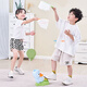 Mom and dad children's toys foot pedal flying saucer outdoor toys for boys and girls bamboo dragonfly flying saucer little elephant barking pedal ejection flying saucer