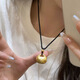 Xiaopangfu-Halskette, ein sicherer Schließanhänger, chinesisches Design, Nische und vielseitiges Geschenkgeschenk, Golden-Xiaopangfu Halskette 1