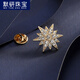 Moyan (MOYAN) men's suit brooch, groom's wedding collar, Korean style wedding lapel pin, suit brooch, brooch, simple badge accessories, golden sailboat A29-101