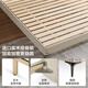 
Lin's home double bed master bedroom large bed modern light luxury top layer cowhide ribs skeleton bed leather art bed 1.8 meters 2 meters TPC701