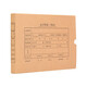 
Thai 5 30522030mm accounting voucher file box a4 horizontal version single seal thickened 674g cow card paper kraft paper invoice financial accounting box binding box PH6743