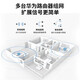 华为路由器wifi6+全千兆家用无线5G穿墙王大户型电竞漏油器全屋wifi信号放大器网络增强器游戏 黑色穿墙版wifi6（WS7002）