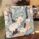初音未来diy数字油画儿童简单手工填色画学生手绘丙烯油彩画 FQ719 20*20绷好带背板+颜料画笔挂钩