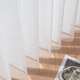 Customized dream curtain high-end vertical blind gauze curtain living room balcony floor-to-ceiling window vertical curtain net celebrity curtain manual track manual dream curtain (including track) 12.5cm white / (curtain box width is more than 20cm)