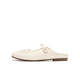 Tianmeiyi Sandalen tragen den gleichen Stil wie ein Einkaufszentrum, einteilige Bag-Toe Flat Sandals Pantoffeln, Frauenschuhe, Sommer BI831BH4 Beige 38