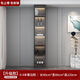 XMSJ2024新款餐边柜一体靠墙现代简约客厅储物展示柜轻奢餐厅酒柜 主图款 款140*40*220包安装