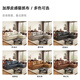 
Laikelaidi cream style folding sofa bed integrated sitting and lying and multi-function living room size and apartment straight-row fabric sofa bed, direct single + double [outer diameter 2.33 meters] skin-friendly cotton linen [latex style]