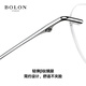 暴龙（BOLON）近视眼镜β钛无框光学镜框 女士优雅精致 男生斯文镜框BT1590 猫眼形玫瑰金BT1592B30 蔡司1.67泽锐钻立方防蓝光PLUS铂金膜