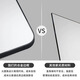 Chibalun full-body mirror home bedroom dressing mirror dormitory internet celebrity floor-standing mirror aluminum alloy mirror fitting mirror white 40*150 black