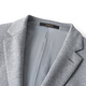 YOUNGOR Suit Men's Autumn and Winter Casual Suit Knitted Stretch Single Suit Light Gray VXXB225143ELY M 170/92A