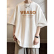 Qiu Ze Chiutse American Heavy High Street Fashion Marque T-shirt à manches courtes purs Coton à manches courtes NOUVEAU Été lâche et polyvalente T-shirt à manche