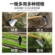 Beijing hoe hoe weeding special hoe weeding tool artifact manganese steel digging land reclamation agricultural medium hoe + 1.2m wooden handle