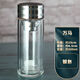 Стеклянная чашка Songdao Double Layer Glass Cup Men and Women Fashion New Crystal Cup Tea Cup Business Office 200ml Poetry Special (1585) Blue 0 штук
