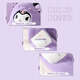 Sanrio Sanrio Kinderhutschal Set 2 -teilig Winter warm warm Frauen Plüschhut -Ohrschutz Süß