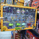 FCC-Pflanze gegen Zombie-Spielzeuge Voller Set Egyptian Zombie Doctor Triple Pea Pod Shooter 686-114 Fire Dragon Gras + Gemüsefragen [Schulbeutelstil]