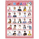 Popular Enlightenment Early Education Wall Chart Chinese Pinyin Alphabet Wall Chart Wall Sticker Early Years Connecting First Grade Consonants and Finals Training Children Learning Artifact Baby Character Title