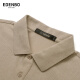 Attenborough Summer New Neck Kurzärärmelte T-Shirt für Männer täglich lässig Slim Slim Fit Lose Solid Color Vielseitige junge und mittlere Unternehmen Paul Shirt Aprikosen Farbe 1047 3xl 185