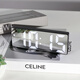 Hanshi (Hense) LED mirror voice-activated alarm clock for students and children to wake up artifact desktop electronic alarm clock desktop clock high-looking student electronic clock small table clock HA0712 black shell mirror white light