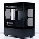 GALAXY Phantom MINI sea view room gaming computer case black (column-free full view version/three-sided quick release/M-ATX/compatible with 240 water cooling/graphics card length limited to 350mm/)